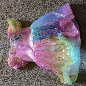 NWT Lola and the Boys Rainbow Sequin Dress